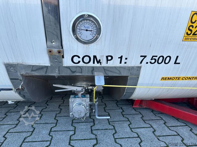 Conteneur-citerne Van Hool 20FT SWAP BODY / 30.600L / 3 comp (7.500L + 15...