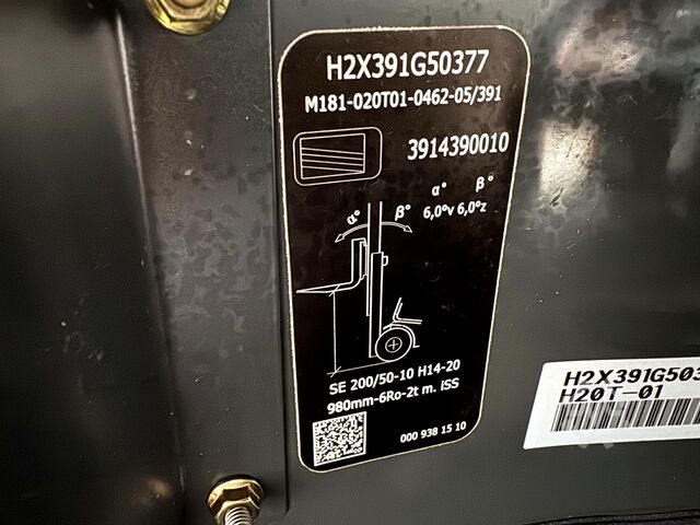 016 UVV 09/2027 6.836 heures Linde H20T