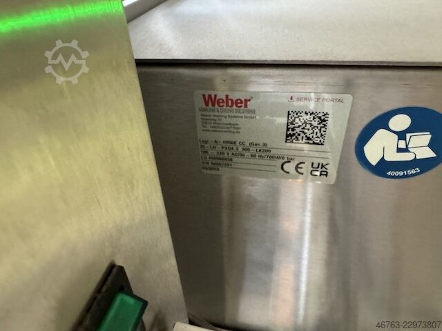 Ετικετέζα με ενσωματωμένο εκτυπωτή Weber Legi Air 4050EG