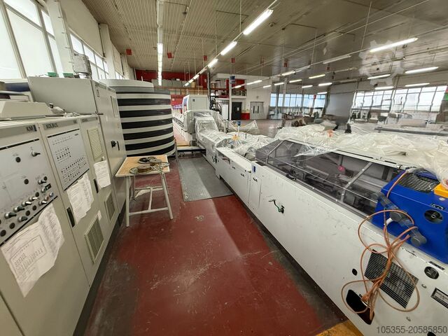 EVA / PUR perfektbindningslinje Kolbus KM470 EVA/PUR Ratiobinder Line