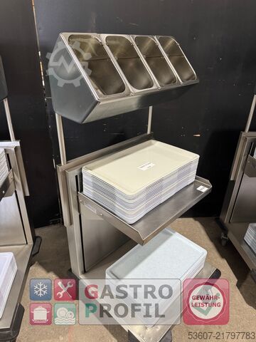 Cutlery and tray trolley Rieber POS-SV1/1