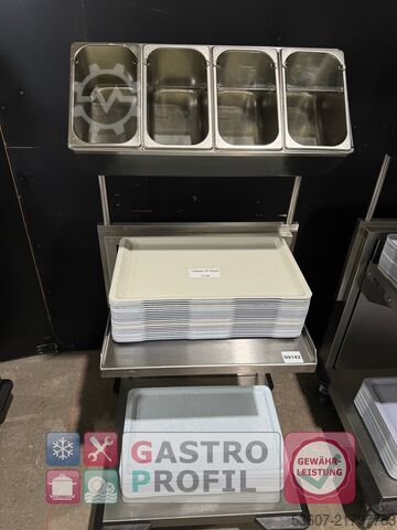 Cutlery and tray trolley Rieber POS-SV1/1