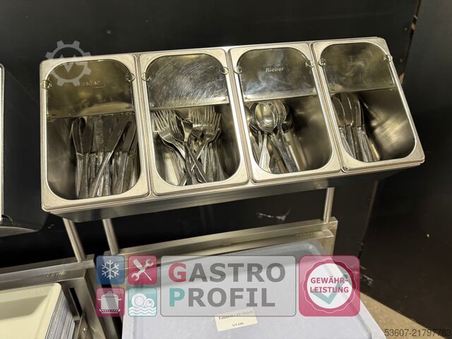 Cutlery and tray trolley Rieber POS-SV1/1