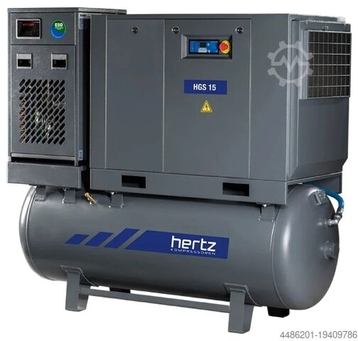Kompresor śrubowy (15 kW) Hertz HGS F 15 Kompakt
