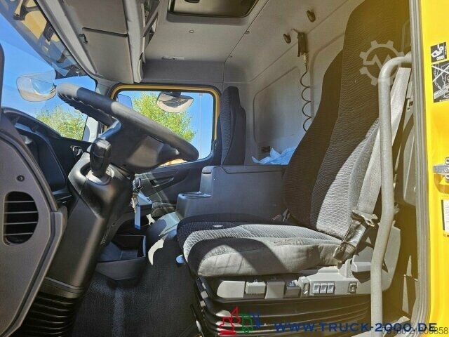 Plattewagen met zeil Mercedes-Benz Atego 1227 Plane Spriegel LBW BÄR 1.500 Kg + AHK