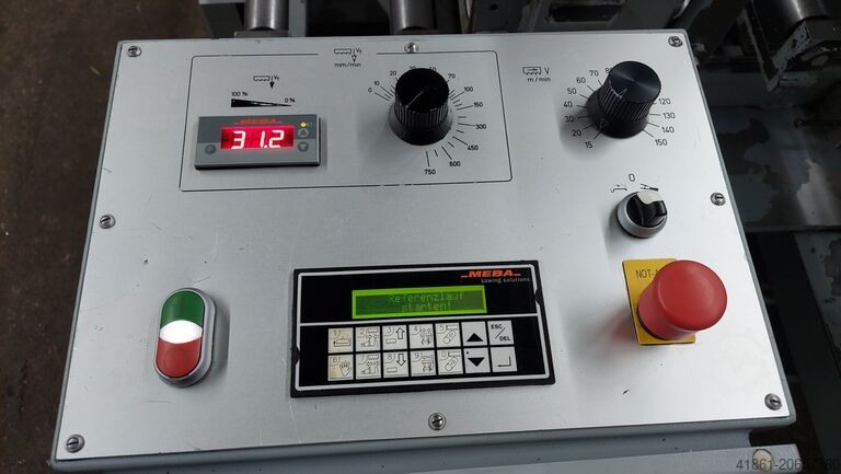 Tvåpelarstyrd automatisk gersåg med bandsåg MEBA