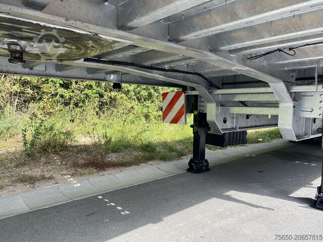 Dieplader oplegger Möslein ST 3-Plato 9,4  3 Achs Satteltieflader Plato 45 t GGfür Fertigteile, Baumaschinen oder Container