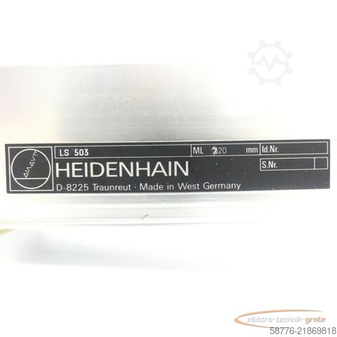 Componente Heidenhain LS 503 ML 320mm Längenmessgerät mit LS 503 Lesekopf SN: 4506914