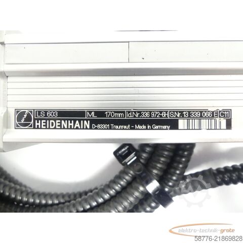Komponens Heidenhain LS 603 ML 170mm ID: 336 972-6H SN: 13339066E mit AE LS 603