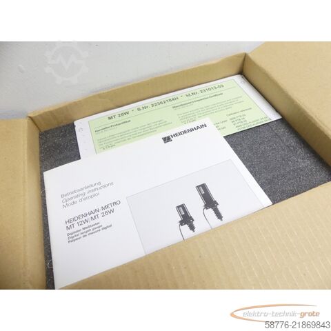 Komponenta Heidenhain MT 25W Messtaster ID: 231013-03 SN: 22362184H --