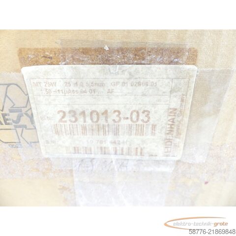Στοιχείο Heidenhain MT 25W Messtaster . 231 013-03 SN: 19761442H - ! -