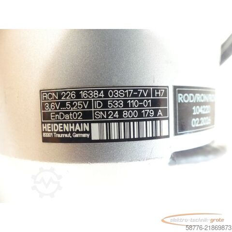 Componenta Heidenhain RCN 226 16384 03S17-7V H7 .533 110-01 -mit 6 Monaten Gwl.!-