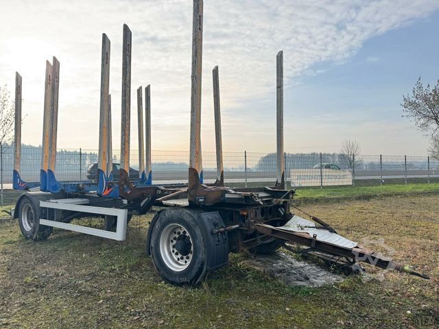 Holztransport Anhänger ZANNER AHK 18 Holzanhänger 2 Achse 3350kg