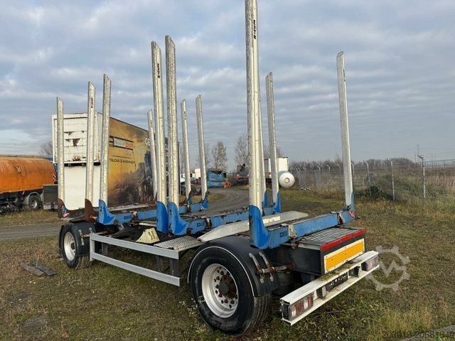 Holztransport Anhänger ZANNER AHK 18 Holzanhänger 2 Achse 3350kg