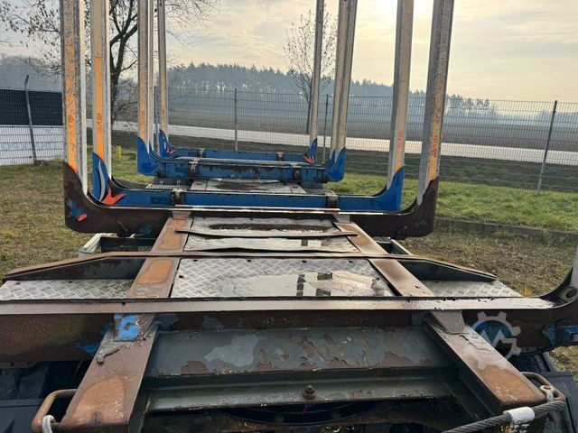 Holztransport Anhänger ZANNER AHK 18 Holzanhänger 2 Achse 3350kg
