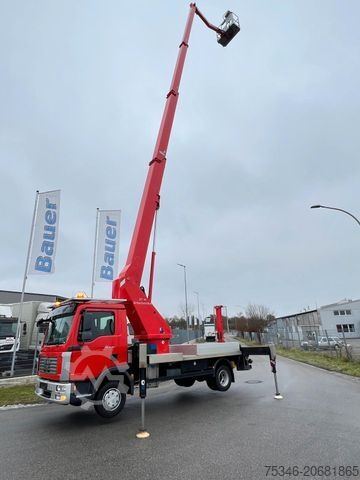 Arbejdsplatform lastbil MAN TGL7.180/PalfingerWT270/27m/1.000Volt/TopZustand