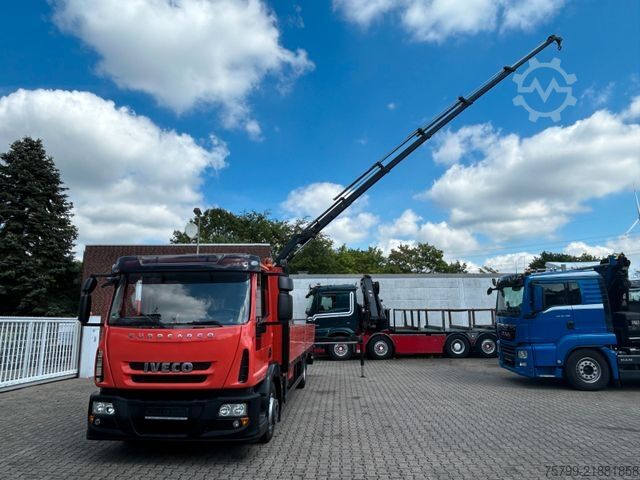 Kamyon üzerine monteli vinç IVECO 120E25 Eurocargo Pritsche +HIAB XS 088 Kran