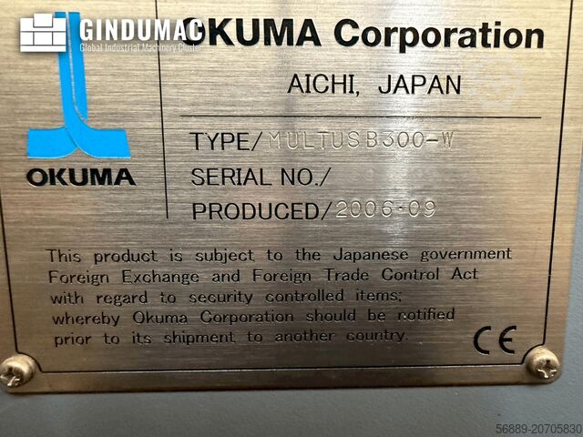 Vändkvarnscentrum Okuma Multus B300-W