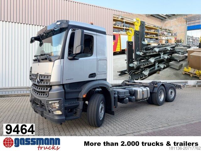 Abrollkipper Mercedes-Benz Arocs 2553 L 6x2, Lenk-/Liftachse, Navi,