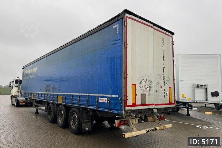 Sliding tarpaulins Schmitz Cargobull SCB*S3 / Alu planks / Disk brakes / Huckepack