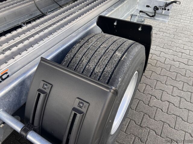 Remolque volquete Möslein TTD 19 B  19 t Tandemkipper- Tieflader hydraulischer Klappe Breitbereifung
