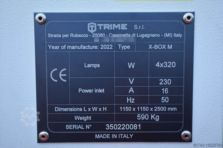 Lichttoren Trime X-BOX M 4 x 320W Valid inspection, *Guarantee! Max
