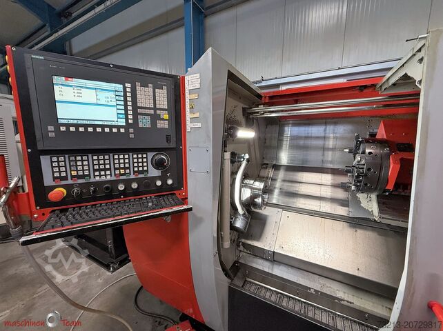 CNC-svarv med utrustning och C-axel EMCO E65 TM BigBore 95