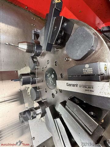 CNC-svarv med utrustning och C-axel EMCO E65 TM BigBore 95