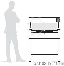 Stroj na řezání papíru Ideal 6655 Stapelschneider elektrisch