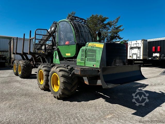 Forestry vehicle John Deere 1210E 10m CF710 KRAN