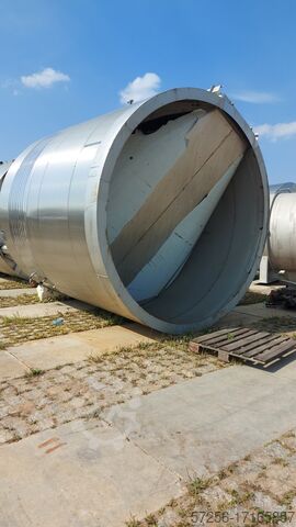 δεξαμενή αποθήκευσης 350hl heated tank with connical bottom 35 000l