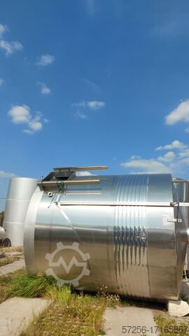 δεξαμενή αποθήκευσης 350hl heated tank with connical bottom 35 000l