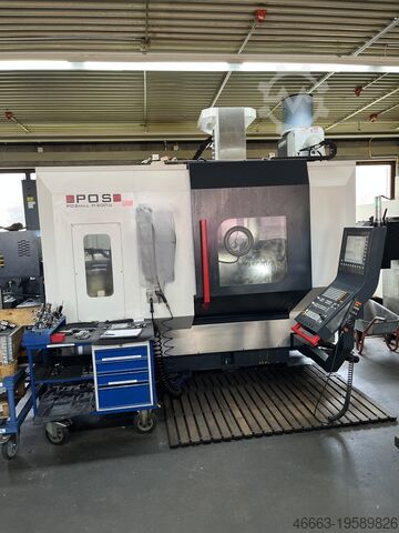 5-osni CNC obradni centar + unutrašnje hlađenje alata (IKZ) Posmill H500U