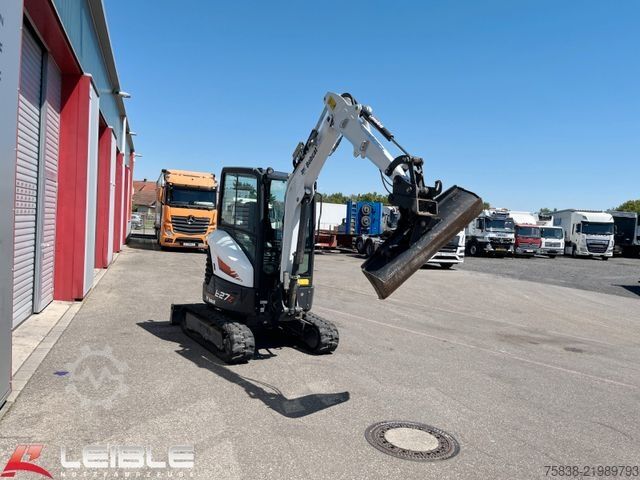 Μίνι εκσκαφέας BOBCAT E27z*Minibagger*Schwenk-Löffel*600h*Neuwertig*
