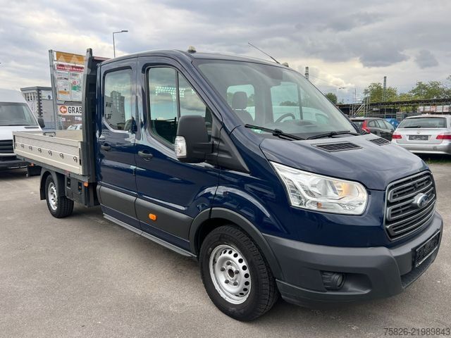Furgone pick-up FORD Transit Pritsche DoKa L5*1.Hand*Klima*Tempo*AHK*