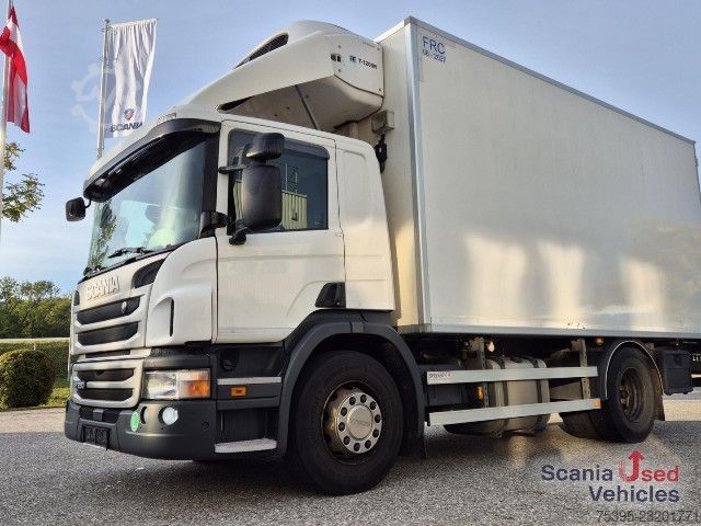 Koelwagen met geïsoleerde laadbak Scania P 280 Tiefkühlkoffer LBW Türen !