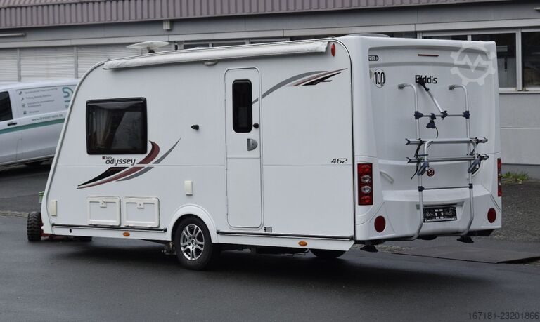 Caravana  Elddis Odyssey 462 mit Mover und Vorzelt