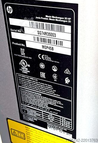 Apenas 7.431 h · 2 unidades de construção HP Jet Fusion 3D 4200