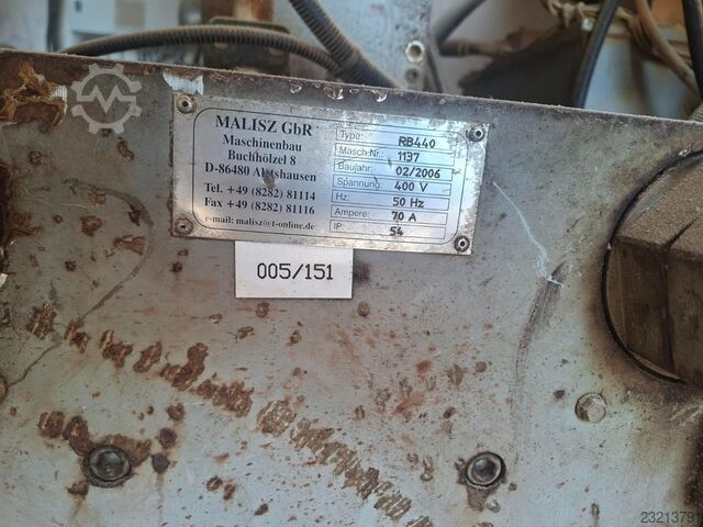 2x Brikettierpresse MALISZ RB440 mit Einfülltrichter Malisz RB440