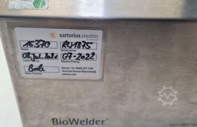 Sartorius Stedim biotech BioWelder 16370 Sartorius 16370