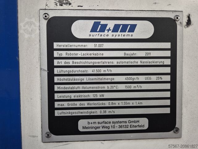 Continuous flow painting plant B&M KB BR 222/ 217