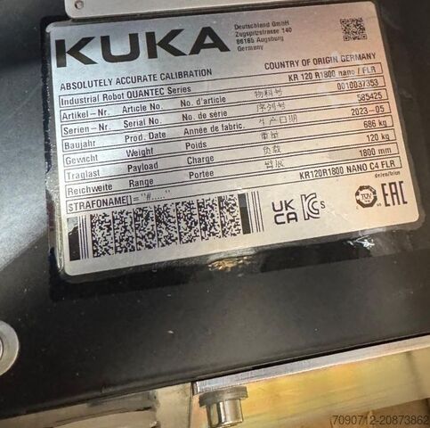 Industrial robot KUKA KRC4 KR120 R1800 nano / FLR