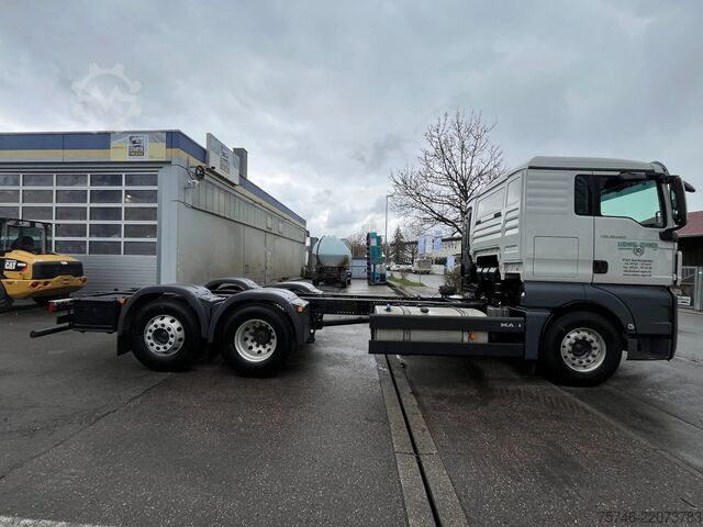 Podvozek s kabinou MAN TGX 26.480 6x2 FLL* Chassis* Nebenantrieb*ALCOA...