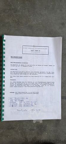 Máquina de lixação de bordas ENORM / Kündig LBK 160