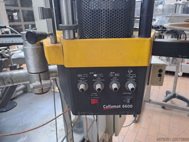 Etikettiermaschine für selbstklebende Etiketten P.E. Labellers UNIVERSAL 8T 3S + UNILOGO