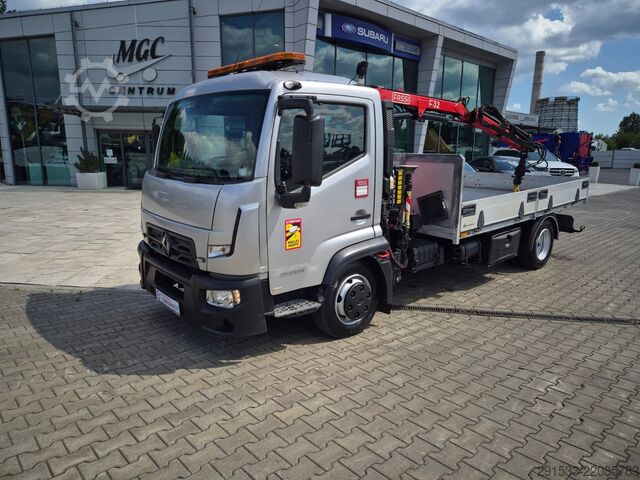 Furgon skrzyniowy Renault D 7.5 180 / AUTOMAT / HDS FASSI F32