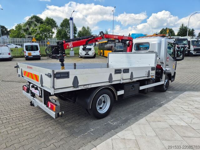 Furgon skrzyniowy Renault D 7.5 180 / AUTOMAT / HDS FASSI F32