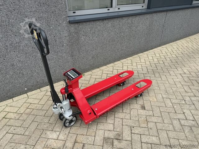 Håndpallevogn 2000 kg LWPW med vejesystem, veje-palleløfter, ny 2025 HAND PALLET TRUCK 2000 KG LWPW WEEGSYSTEEM WEEG PALLETWAGEN NIEUW 2025 hand pallet truck 2000 kg LWPW weegsysteem weeg palletwagen Nieuw 2025