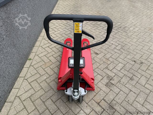 Håndpallevogn 2000 kg LWPW med vejesystem, veje-palleløfter, ny 2025 HAND PALLET TRUCK 2000 KG LWPW WEEGSYSTEEM WEEG PALLETWAGEN NIEUW 2025 hand pallet truck 2000 kg LWPW weegsysteem weeg palletwagen Nieuw 2025