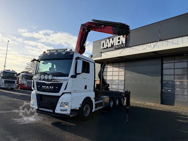 Sistem de braț cu cârlige MAN TGX 35.560 8x4-4BL Palfinger PK 34002-SH F + Ha...